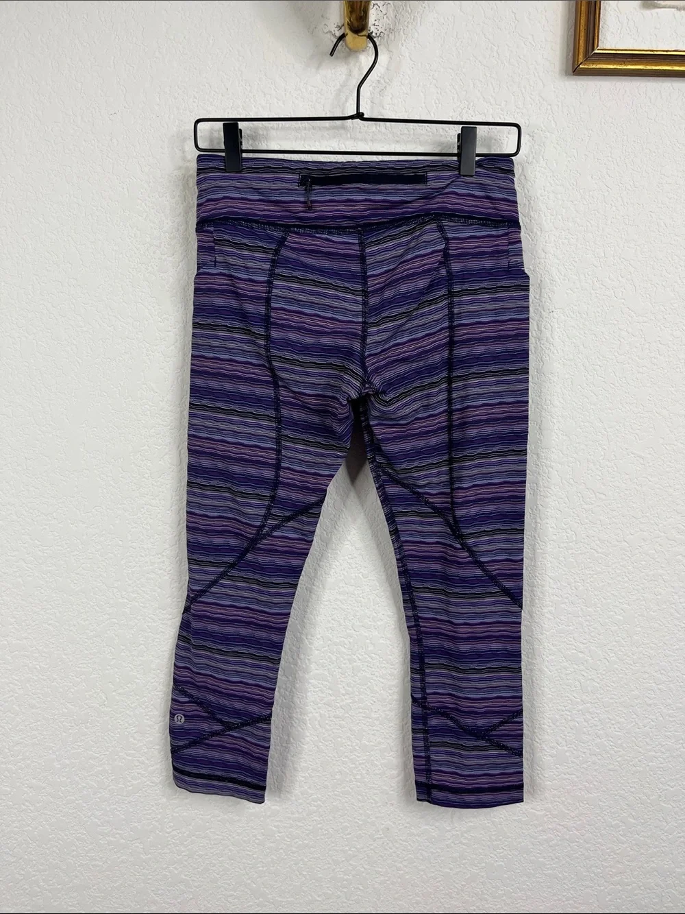 Lululemon Pace Rival Crop Space Dye Twist Ultra Violet Multi / Naval Blue